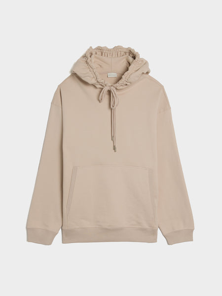 Compact Basic Sweat M.K. Hoodie, Pearl