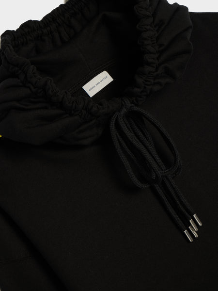 Compact Basic Sweat M.K. Hoodie, Black