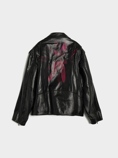 Leather M.L. Jacket, Black