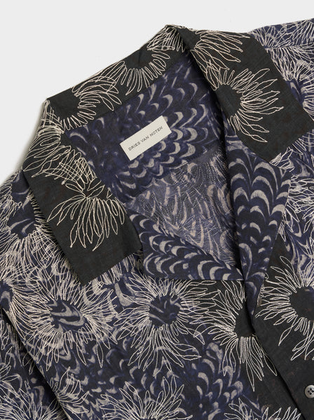 Carltone EMB Shirt, Navy