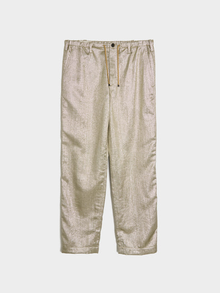 Reg Fit Drawstring Pant, Silver