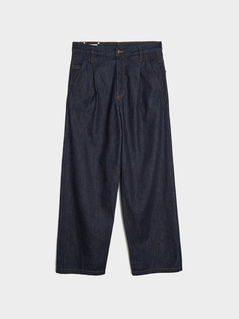 Loose Fit Penning Denim Pant, Indigo