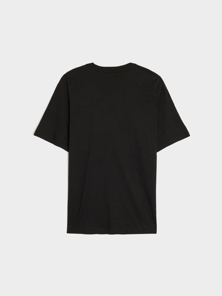 Medium Fitted Print T-Shirt, Black