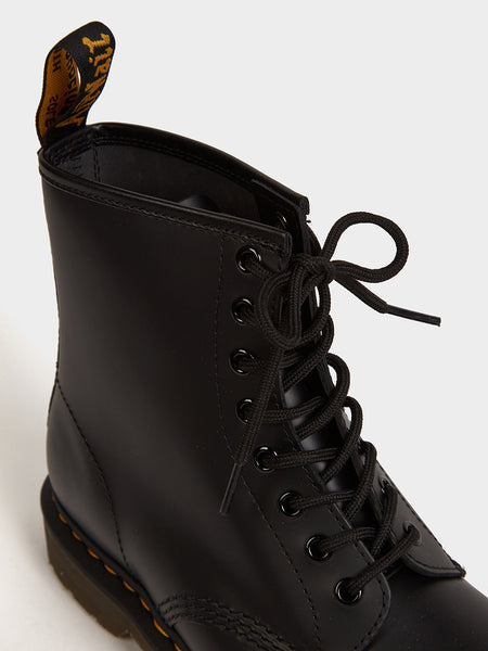 1460 Smooth Leather Lace Up Boot, Black