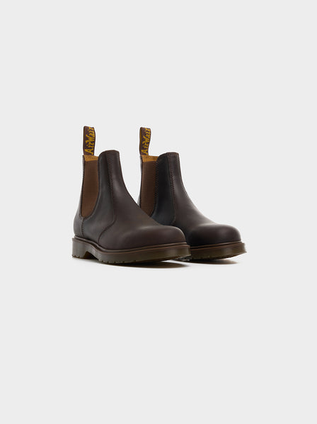 2976 Crazy Horse Leather Chelsea Boots, Dark Brown