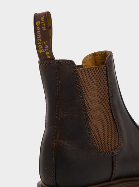 2976 Crazy Horse Leather Chelsea Boots, Dark Brown