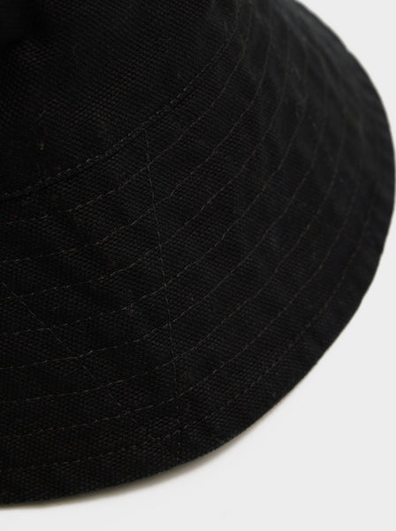 12oz Duck Canvas Bucket Hat, Black