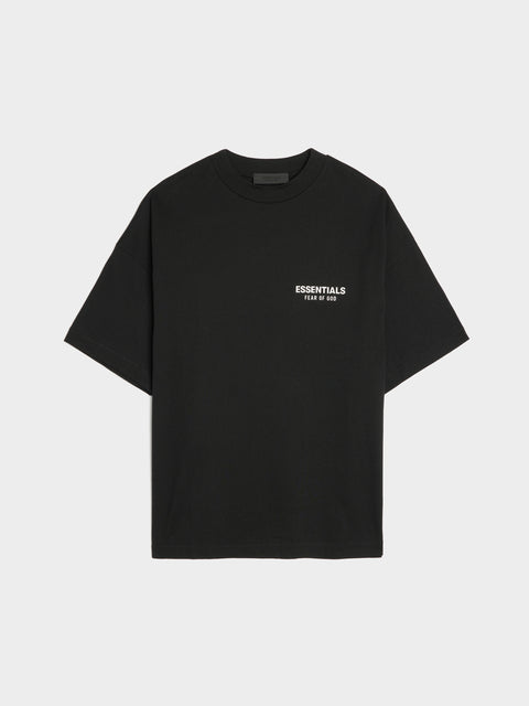 Jersey Crewneck T-Shirt, Black