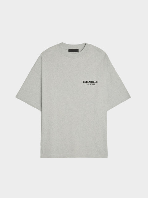 Jersey Crewneck T-Shirt, Light Heather Gray