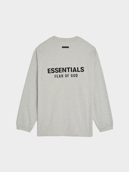 Jersey Long Sleeve Shirt, Light Heather Gray