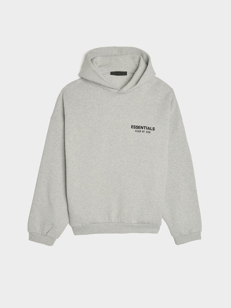 Fleece Hoodie II, Light Heather Gray