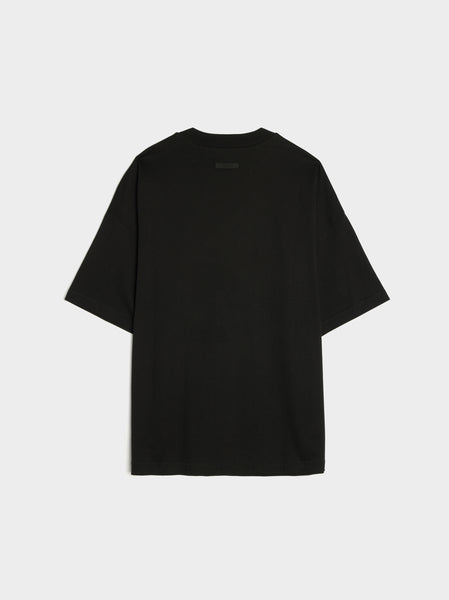 Jersey Crewneck Tee, Black