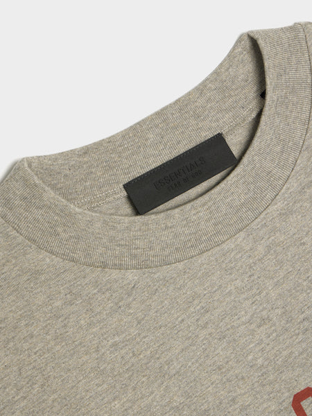 Jersey Crewneck Tee, Dark Heather