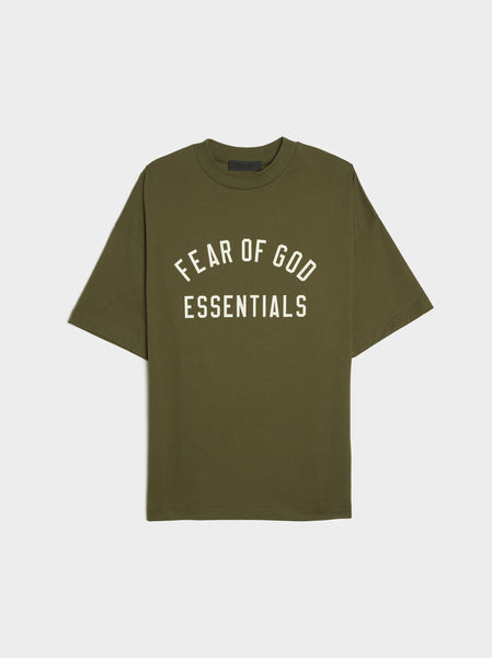 Jersey Crewneck Tee, Military