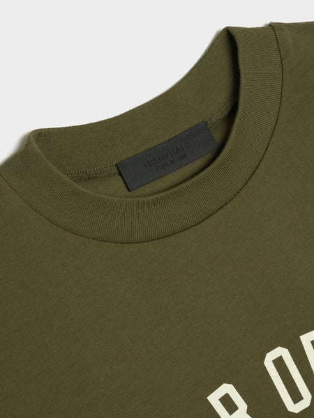 Jersey Crewneck Tee, Military