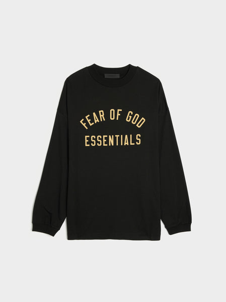 Jersey Long Sleeve Tee, Black