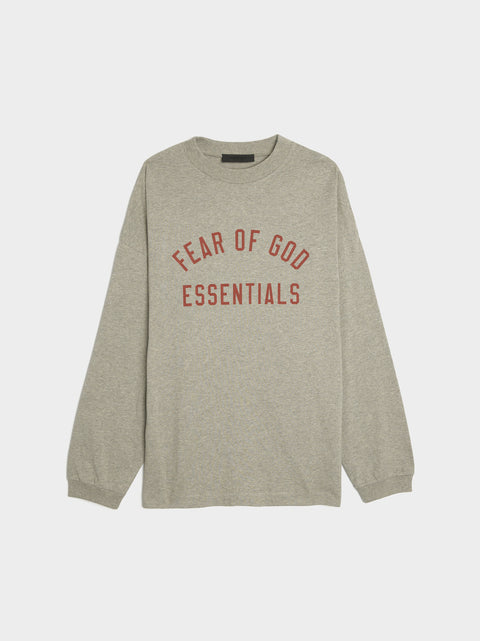 Jersey Long Sleeve Tee, Dark Heather