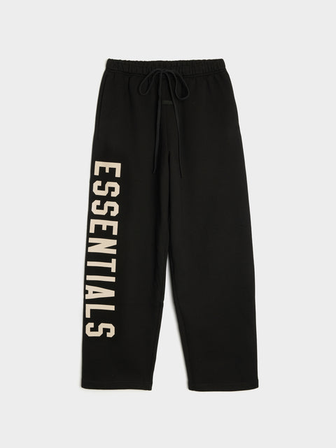 Fleece Relaxed Sweatpant, Black