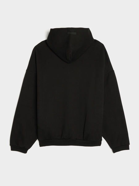 Fleece Hoodie, Black