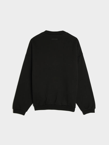 Fleece Crewneck, Black