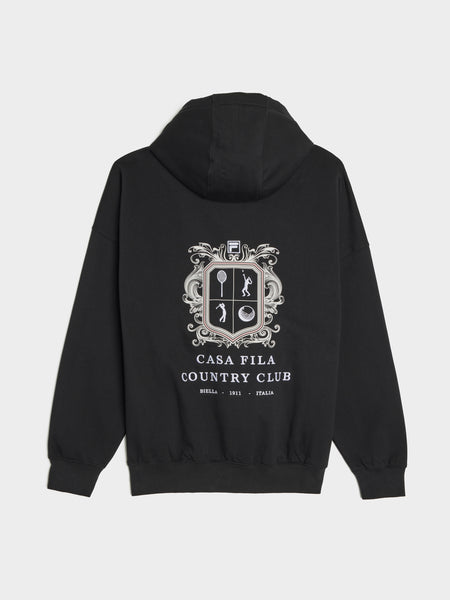 Country Club Crest Hoodie, Black