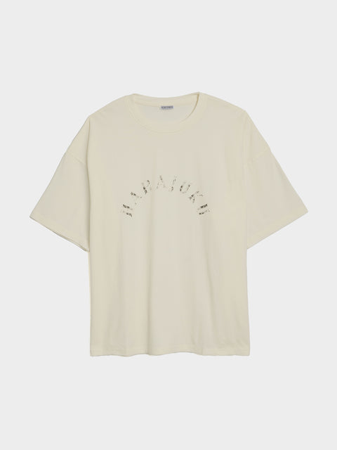 Harajuku Print T-Shirt, White