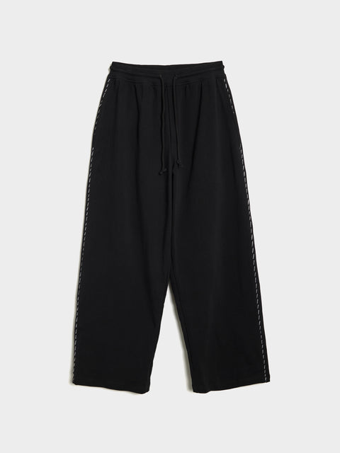 French Terry Trouser, Black