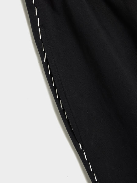 French Terry Trouser, Black