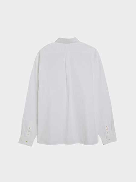 Double Button Shirt, White