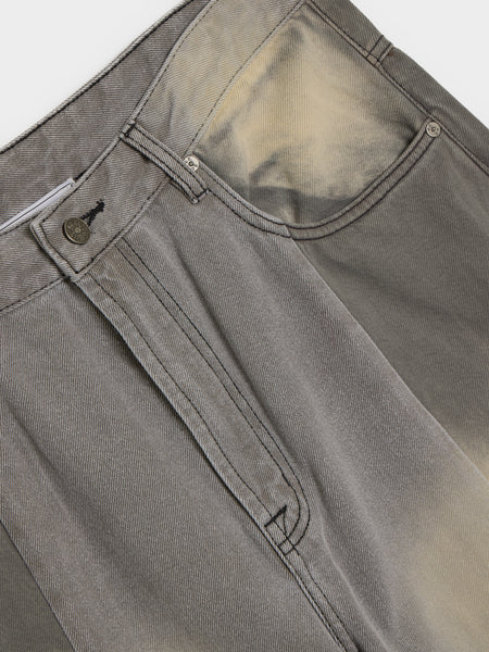 Panelled Jeans, Gray