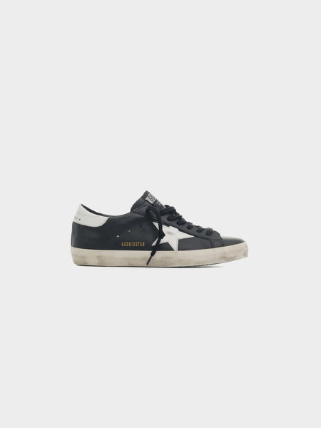 M Super Star Leather Upper, Black / White