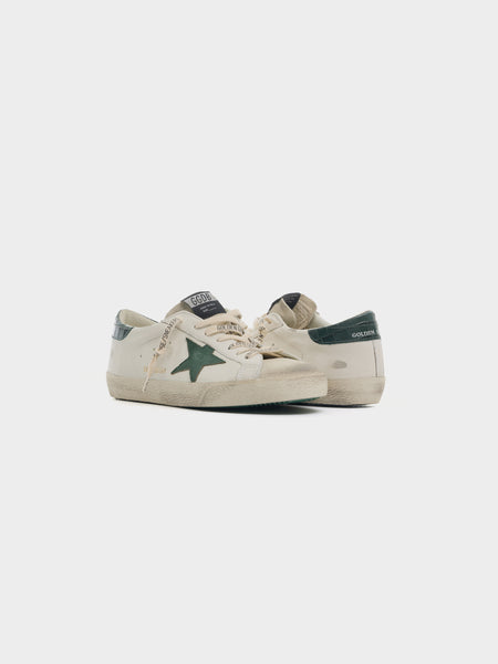 M Super Star Nappa Upper Leather Star, White / Green