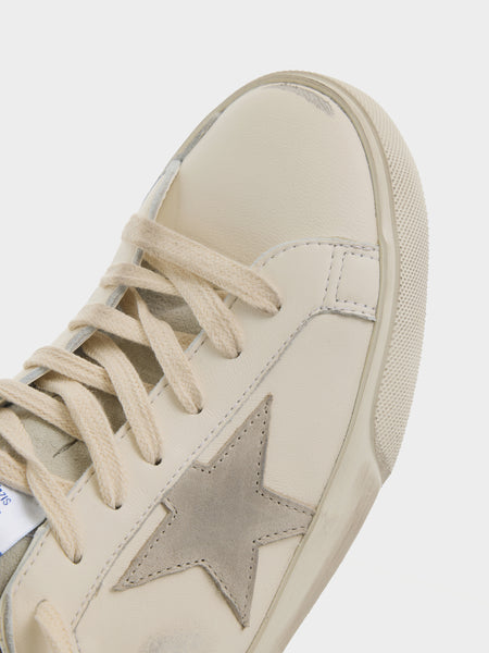 M Super Star Nappa Upper Nabuk Star, White / Ice