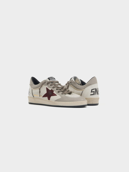 M Ballstar Nappa and Leather Upper, White / Dove