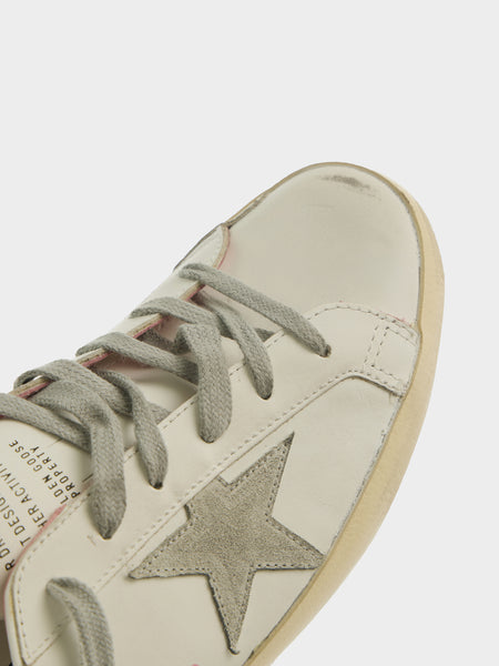 W Super Star Leather, White / Ice