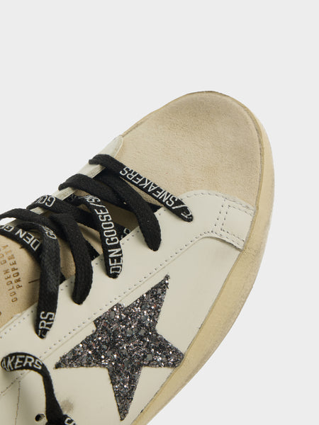 W Super Star Glitter, Optic White / Seedpearl
