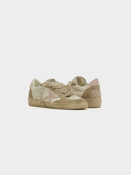 W Ballstar Nappa, White / Pink