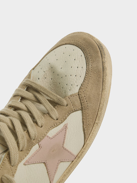 W Ballstar Nappa, White / Pink