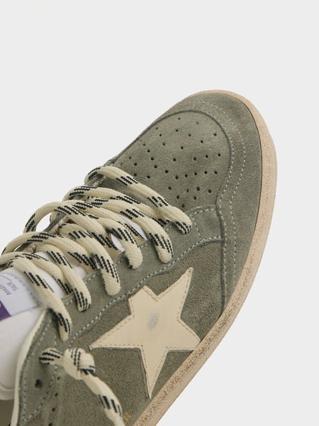 W Ballstar Suede, Green / Cream