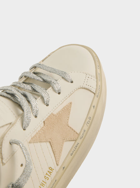 W Hi Star, White / Taupe