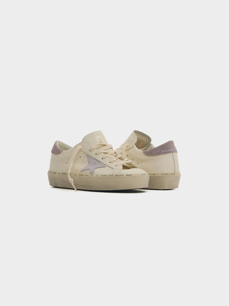 W Hi Star Leather, White / Lilla