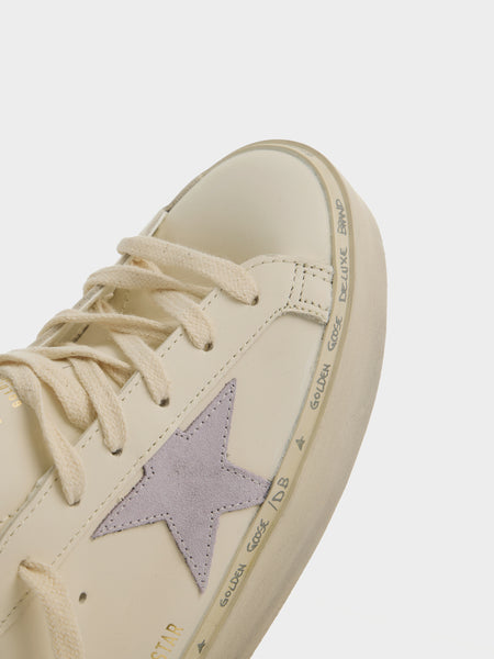W Hi Star Leather, White / Lilla
