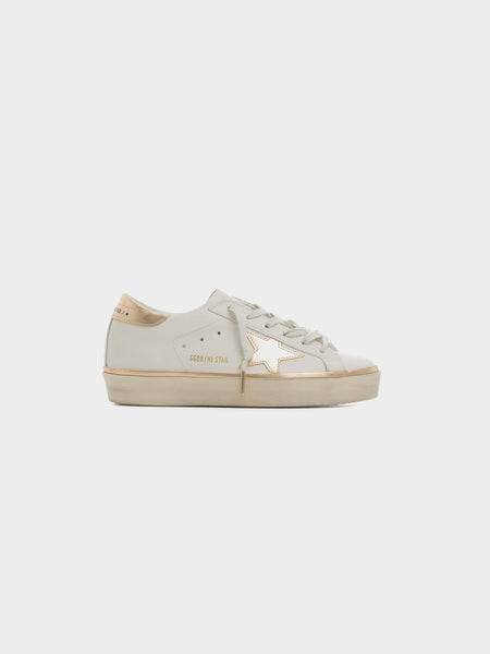 W Hi Star Leather Upper Laminated Star, White / Taupe