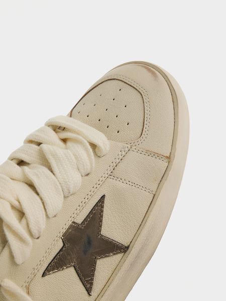 W Stardan Nappa, White Brown / Gun Metal
