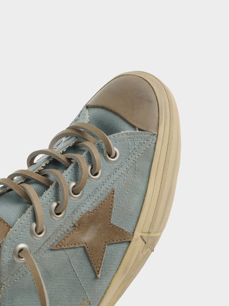 W V-Star 2 Canvas, Denim Blue / Taupe