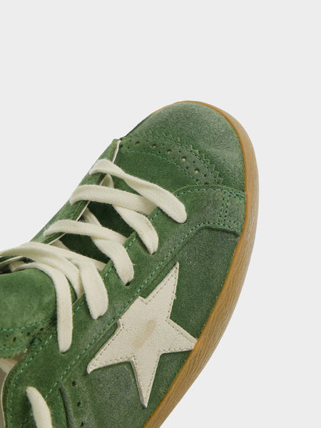 W Super Star Suede, Green / White