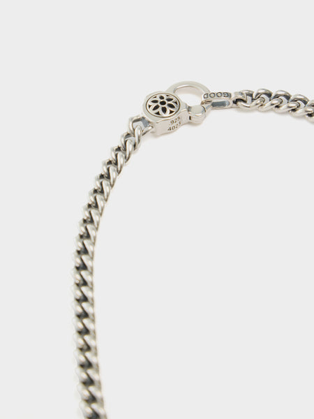 24" Curb Chain Necklace AA, Silver