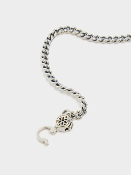 24" Curb Chain Necklace AA, Silver