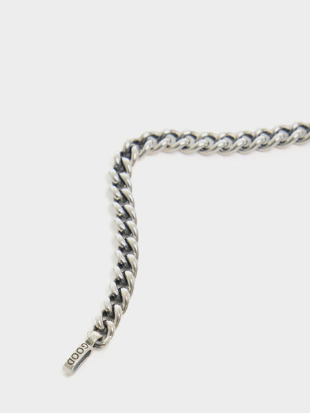 21" Curb Chain Necklace AA, Silver