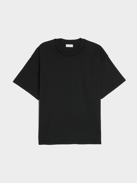 Reversed Cropped SS Tee, Black